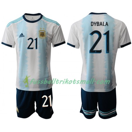 Fußballtrikots Argentinien DYBALA 21 Kinder Copa América 2019 Kurzarm Heimtrikotsatz kaufen